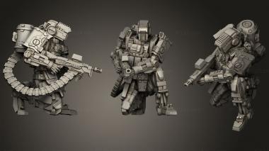 Military figurines Shapu 2 3d model
